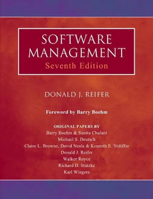 Software Management by Donald J. Reifer