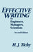 Effective Writing for Engineers Managers Scientists by Tichy, H. J.