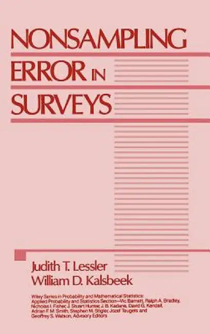 Nonsampling Error in Surveys by Judith T. Lessler
