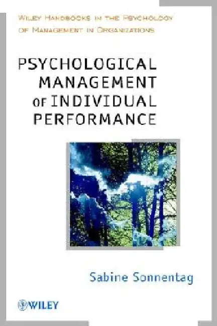 Psychological Management of Individual Performance by Sabine Sonnentag