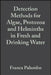 Detection Methods for Algae, Protozoa and Helminths in Fresh and Drinking Water by Franca Palumbo