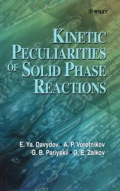 Kinetic Peculiarities of Solid Phase Reactions by E. YA Davydov