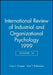 International Review of Industrial and Organizational Psychology, 1999 Volume 14 by Cary L. Cooper
