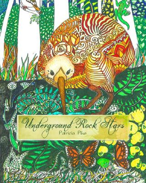 Underground Rock Stars: Adult colouring book by Patricia Pike