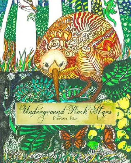 Underground Rock Stars: Adult colouring book by Patricia Pike