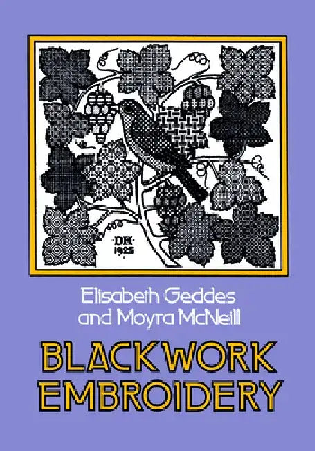 Blackwork Embroidery by Elizabeth Geddes