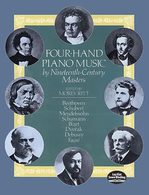 Four-Hand Piano Music by Nineteenth-Century Masters by Classical Piano Sheet Music