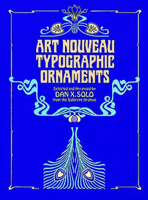 Art Nouveau Typographic Ornaments by Dan X. Solo