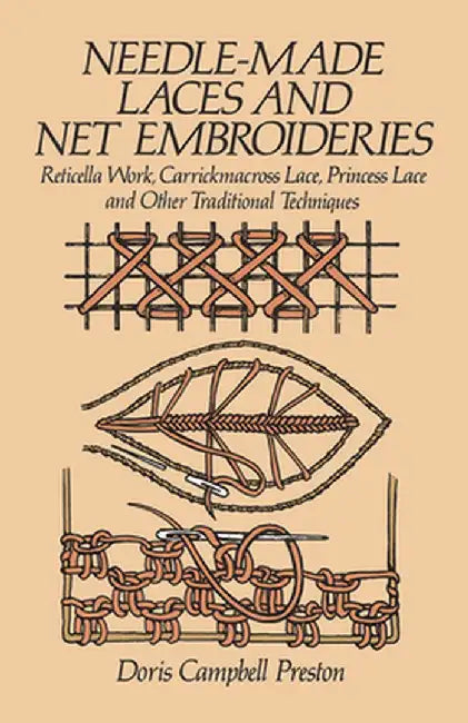 Needle-Made Laces and Net Embroideries: Reticella Work, Carrickmacross Lace, Princess Lace and Other Traditional Techniques by Doris Campbell Preston