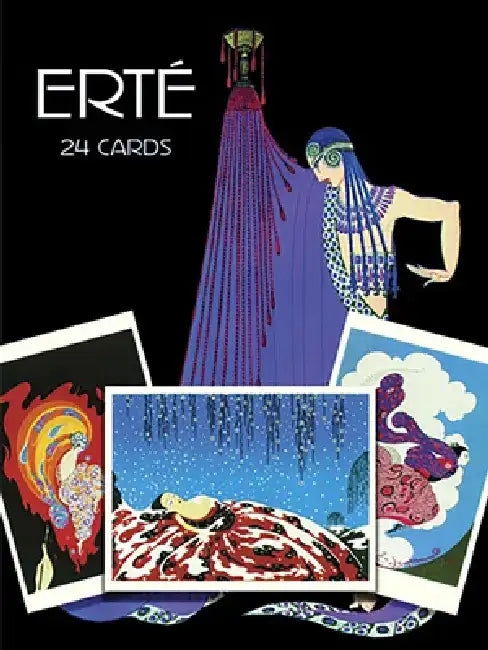 Erté Postcards in Full Color by Erté