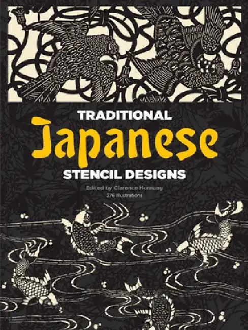 Traditional Japanese Stencil Designs by Clarence Hornung