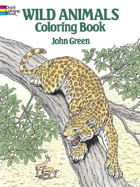 Wild Animals Coloring Book by John Green