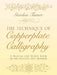 The Technique of Copperplate Calligraphy: A Manual and Model Book of the Pointed Pen Method by Gordon Turner