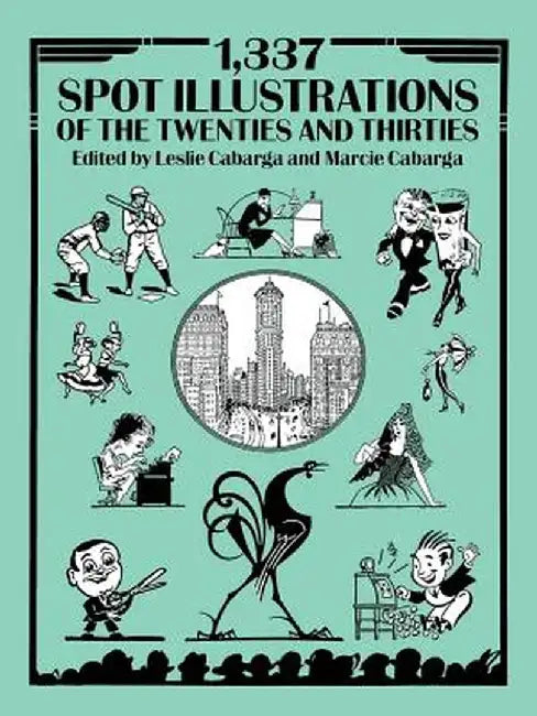 1,337 Spot Illustrations of the Twenties and Thirties by Leslie Cabarga