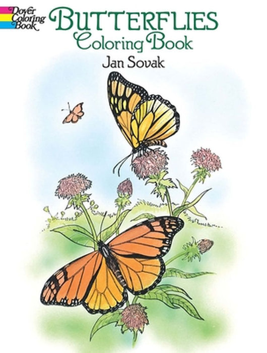 Butterflies Coloring Book by Jan Sovak
