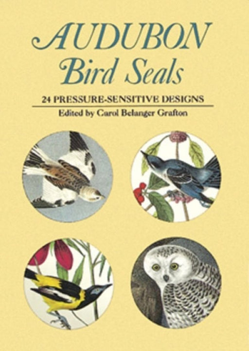 Audubon Bird Seals: 24 Pressure-Sensitive Design by John James Audubon