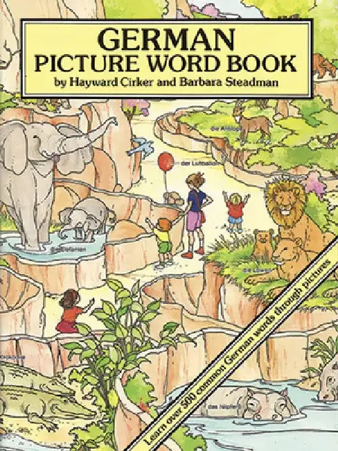 German Picture Word Book by Hayward Cirker
