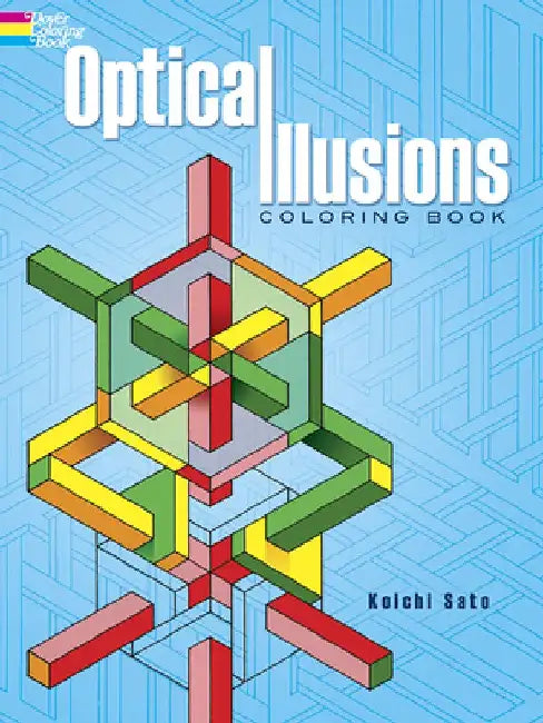 Optical Illusions Coloring Book by Koichi Sato