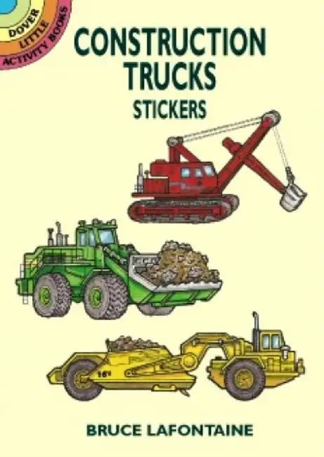 Construction Trucks Stickers by Bruce LaFontaine