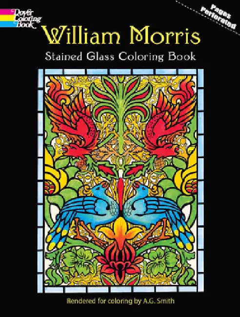William Morris Stained Glass Coloring Book by William Morris