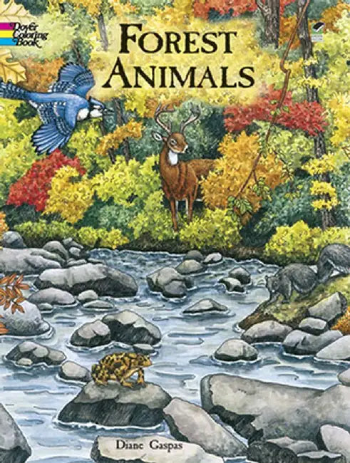 Forest Animals Coloring Book by Dianne Gaspas