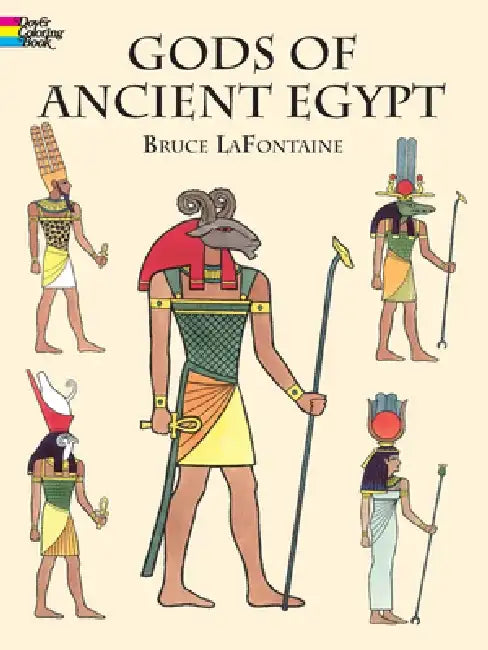 Gods of Ancient Egypt Coloring Book by Bruce LaFontaine