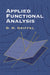 Applied Functional Analysis by D. H. Griffel