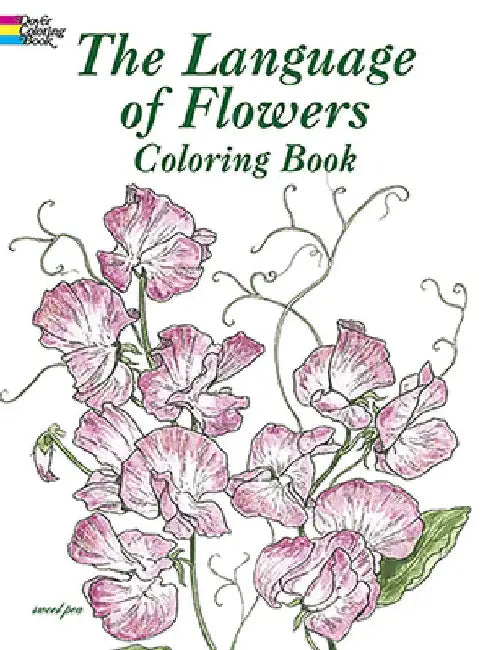 The Language of Flowers Coloring Book by John Green