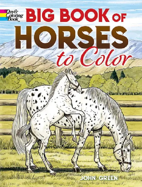 Big Book of Horses to Color by John Green