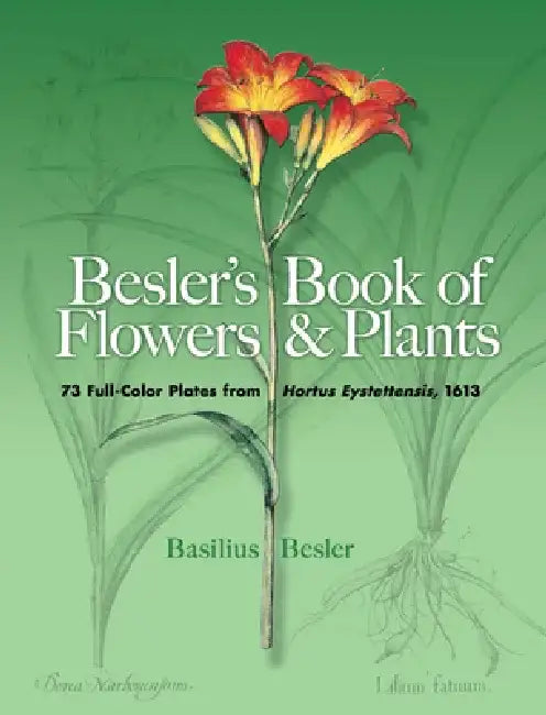 Besler's Book of Flowers and Plants: 73 Full-Color Plates from Hortus Eystettensis, 1613 by Basilius Besler