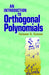 An Introduction to Orthogonal Polynomials by Theodore S. Chihara