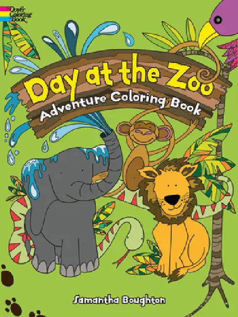 Day at the Zoo Adventure Coloring Book by Samantha Boughton