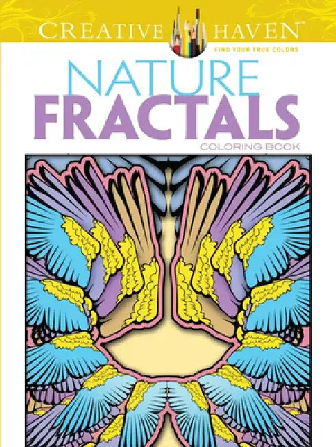 Nature Fractals Coloring Book by Mary Agredo