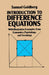 Introduction to Difference Equations by Samuel Goldberg
