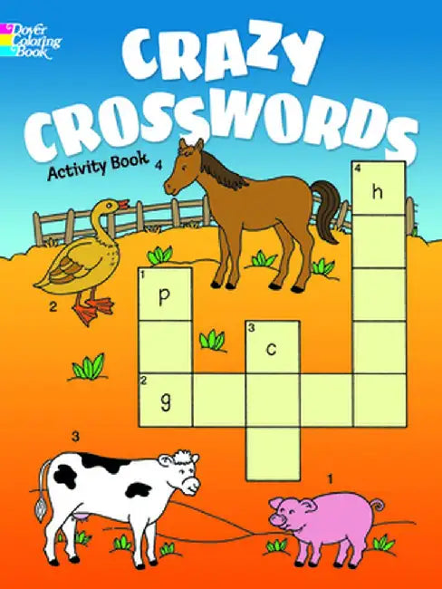 Crazy Crosswords Activity Book by Pomaska, Anna
