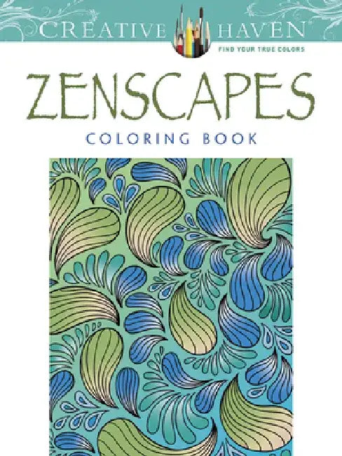 Creative Haven Zenscapes Coloring Book by Jessica Mazurkiewicz