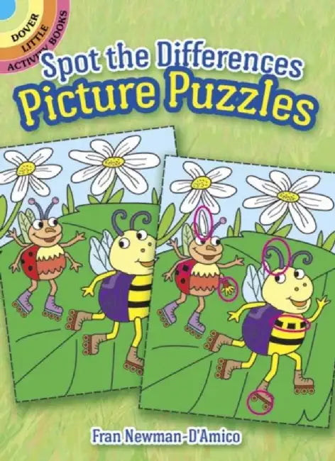 Spot the Differences Picture Puzzles by Fran Newman-D'Amico