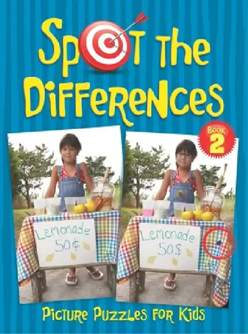Spot the Differences Picture Puzzles for Kids Book 2 by Sara Jackson