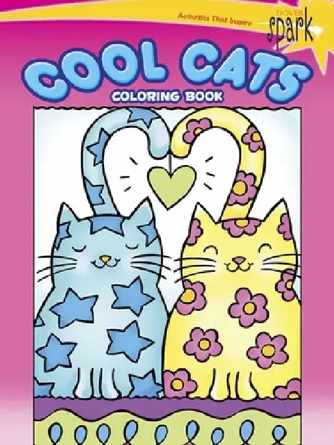 Spark Cool Cats Coloring Book by Noelle Dahlen