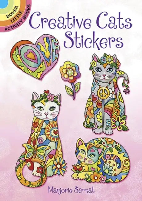 Creative Cats Stickers by Marjorie Sarnat