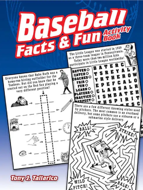 Baseball Facts & Fun Activity Book by Tony J. Tallarico