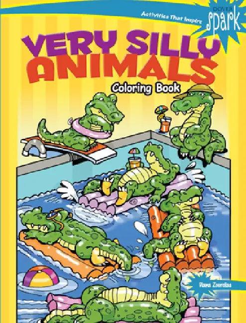 Spark Very Silly Animals Coloring Book by Diana Zourelias