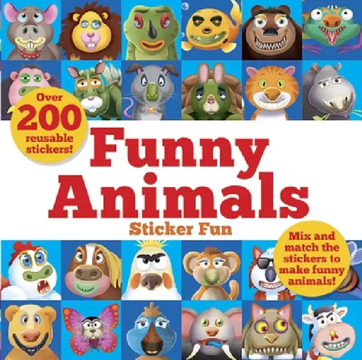 Funny Animals Sticker Fun: Mix and Match the Stickers to Make Funny Animals by Barry Green, Oakley Graham