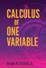 Calculus of One Variable by Joseph W. Kitchen