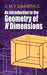 An Introduction to the Geometry of N Dimensions by D. M. Y. Sommerville