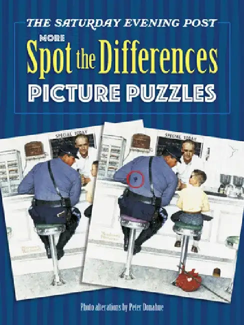 The Saturday Evening Post More Spot the Differences Picture Puzzles by Peter Donahue