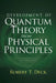 Development of Quantum Theory from Physical Principles by Robert T. Deck