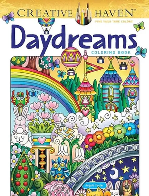 Creative Haven Daydreams Coloring Book by Angela Porter