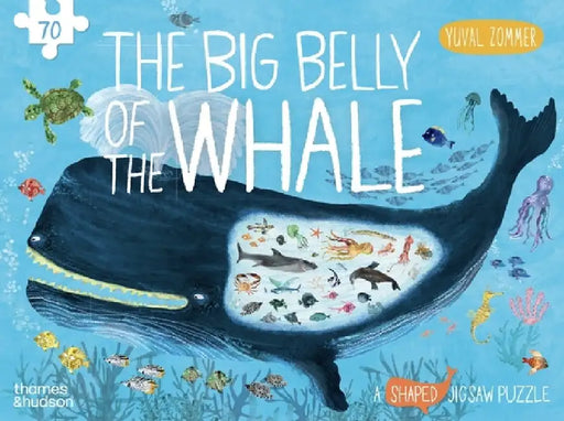 Big Belly of the Whale: A Shaped Jigsaw Puzzle by Yuval Zommer