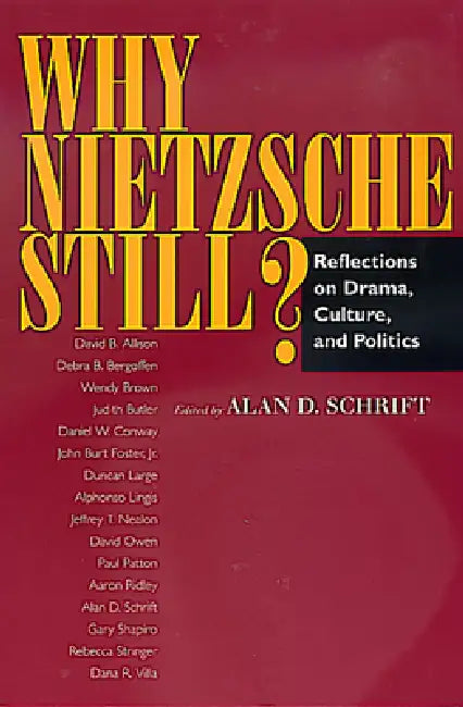 Why Nietzsche Still?: Reflections on Drama, Culture, and Politics by Alan D. Schrift